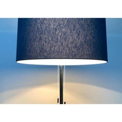 Mid-Century German Space Age Blue Tripod Floor Lamp from Staff Leuchten, 1960s