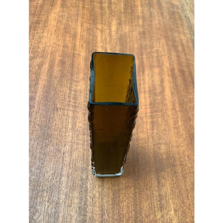 Brutalistische Mid-Century-Vase aus deutschem Raumfahrtzeitalter aus Blasenglas von Emil Funke, 1960er Jahre (Deutsch) im Angebot