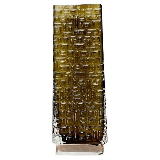 Mid-Century German Space Age Brutalist Bubble Glass Vase by Emil Funke, 1960s