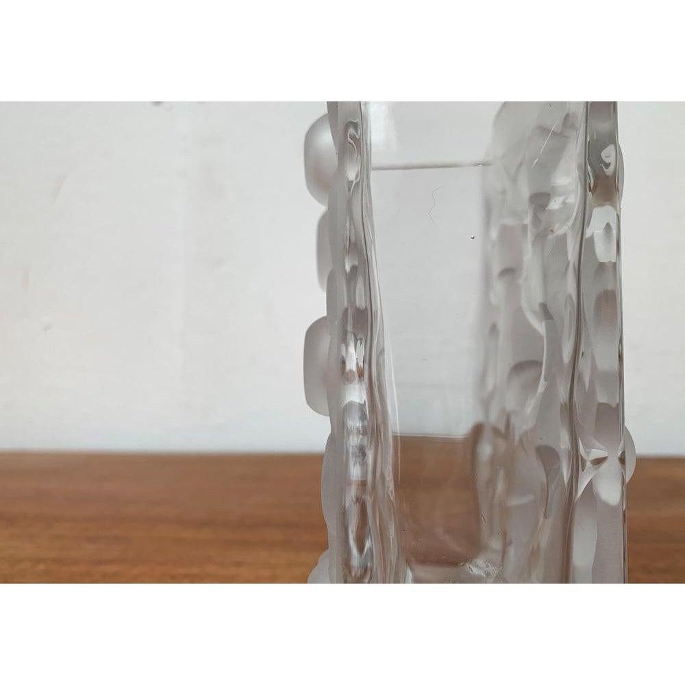 Tedesco Vaso in vetro a bolle d'aria tedesco di metà secolo di Gral Glass, anni '60 in vendita