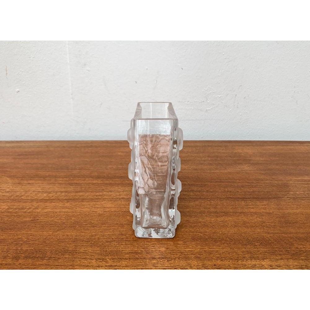 Vaso in vetro a bolle d'aria tedesco di metà secolo di Gral Glass, anni '60 in vendita 2