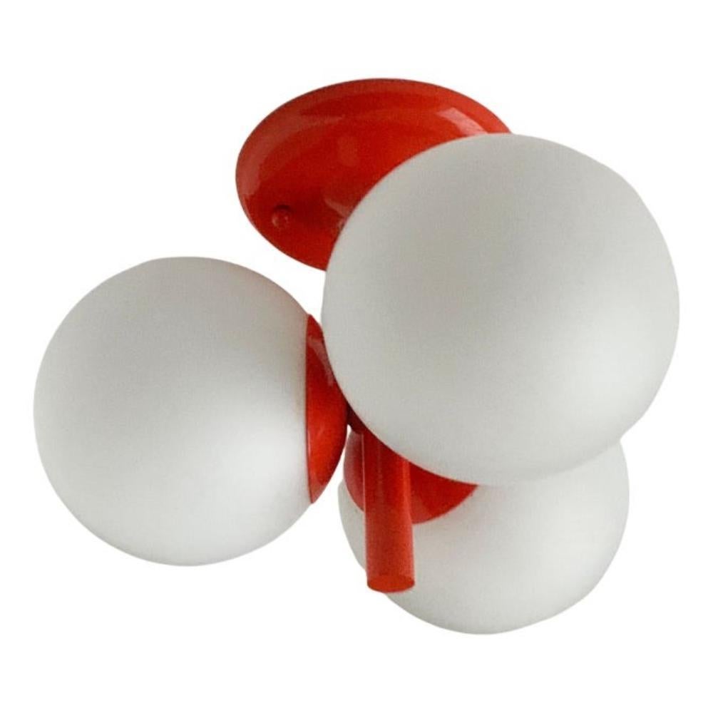 Mid-Century German Space Age Ceiling or Wall Lamp from Kaiser Leuchten