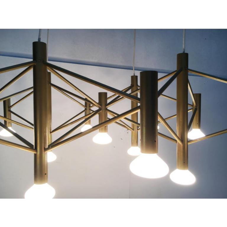 Lampadario A Space tedesco di metà secolo in vendita 4