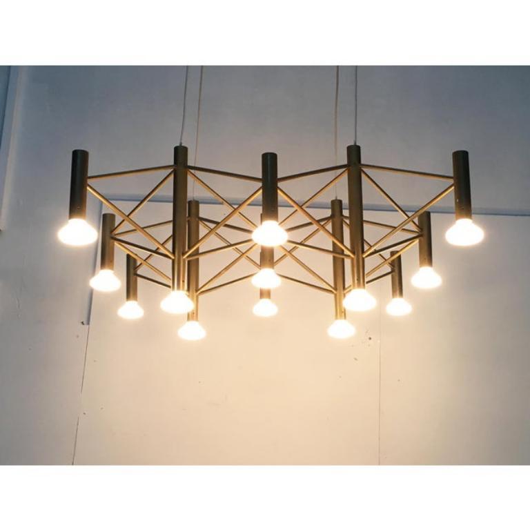 Tedesco Lampadario A Space tedesco di metà secolo in vendita