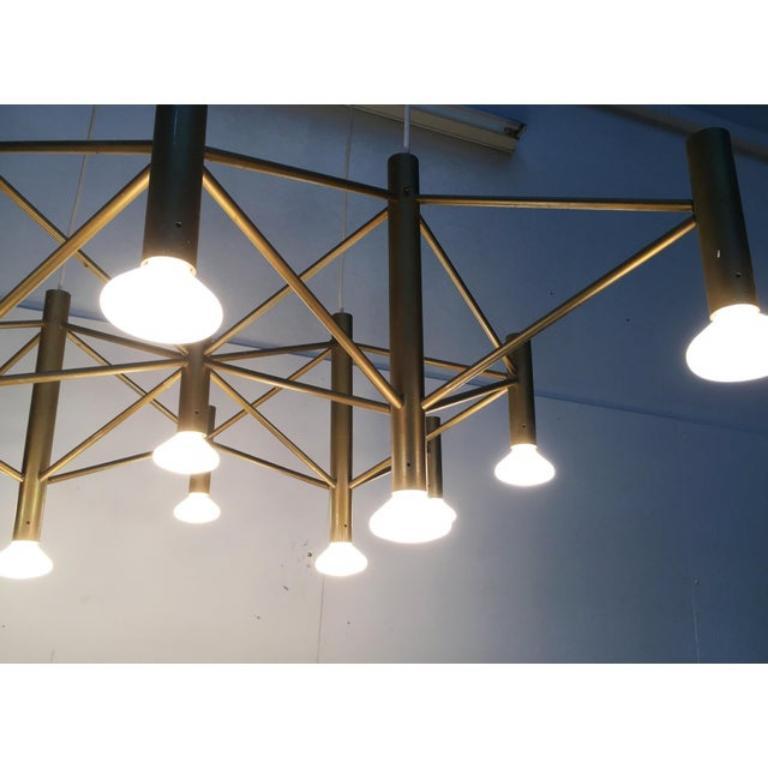 Lampadario A Space tedesco di metà secolo In condizioni buone in vendita a Hamburg, DE