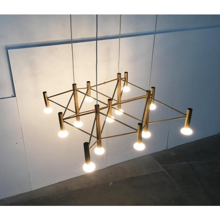 XX secolo Lampadario A Space tedesco di metà secolo in vendita