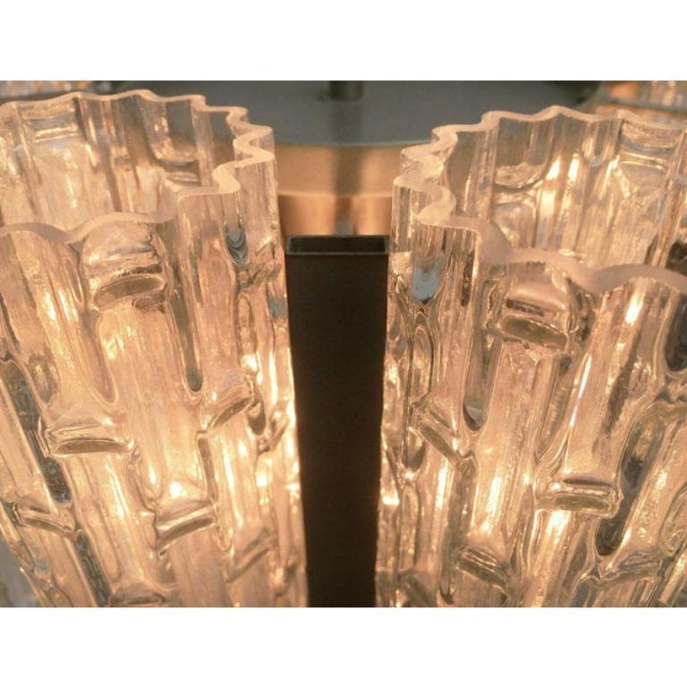 Lampadario tedesco di metà secolo in stile A Space di Doria Leuchten, anni '60 in vendita 3