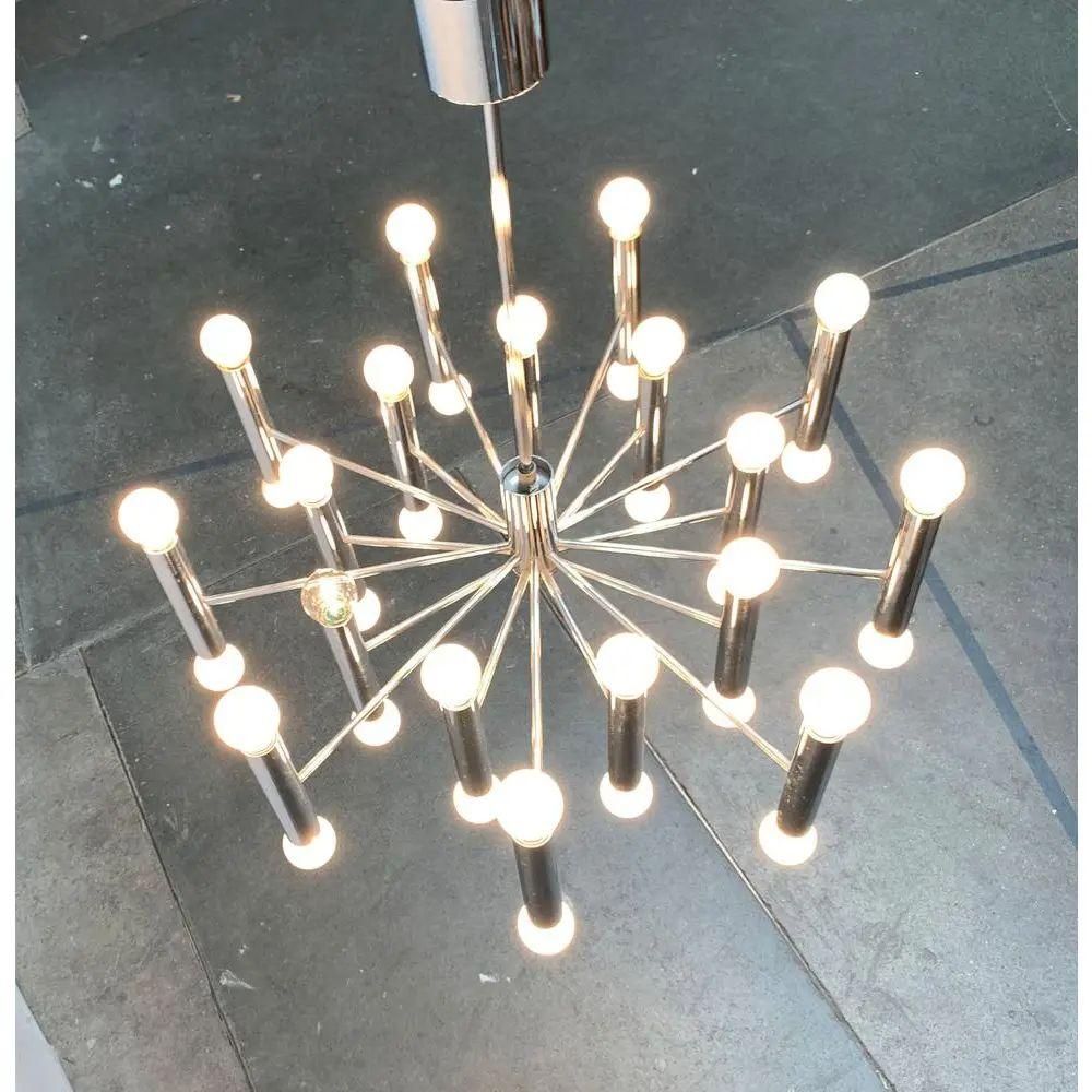 Mid-Century moderno Lampadario tedesco di metà secolo in stile A Space di Doria Leuchten, anni '60 in vendita