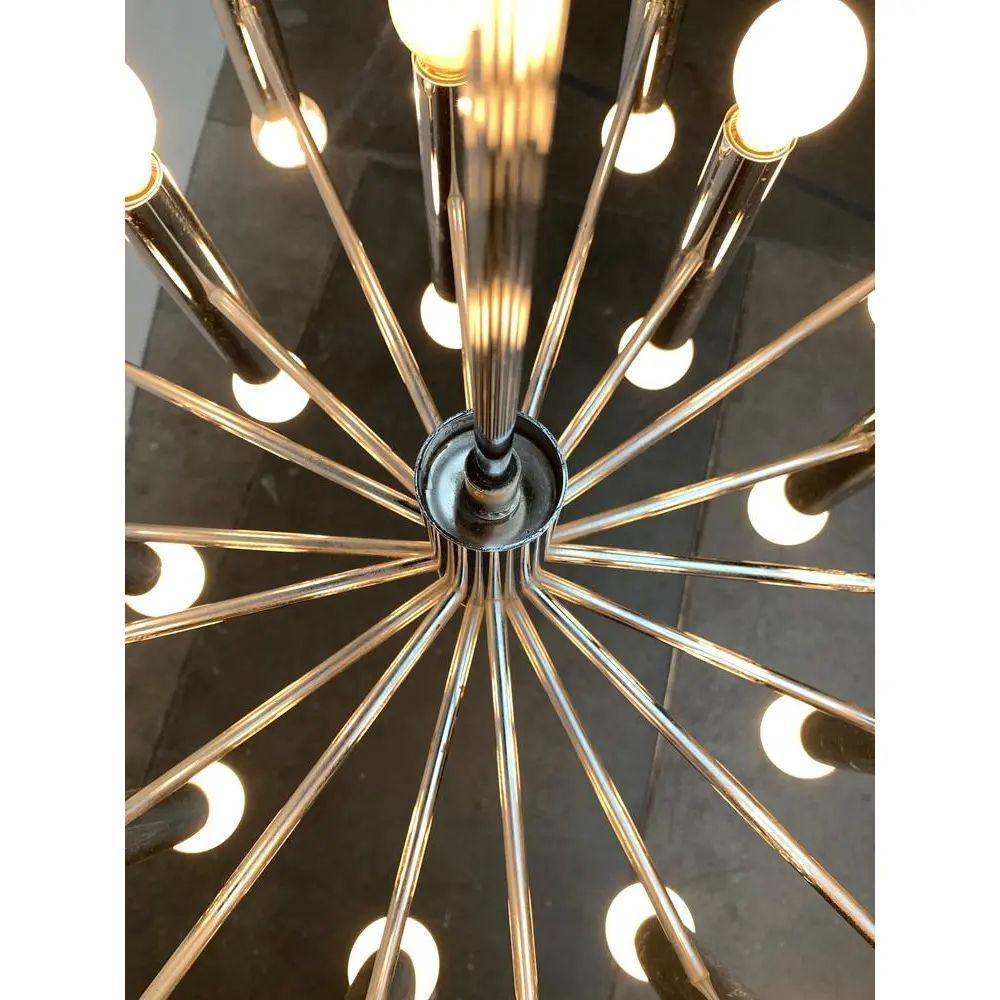 Tedesco Lampadario tedesco di metà secolo in stile A Space di Doria Leuchten, anni '60 in vendita