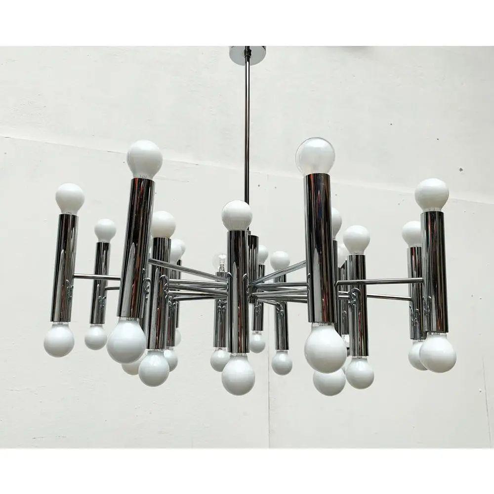 Lampadario tedesco di metà secolo in stile A Space di Doria Leuchten, anni '60 in vendita 1