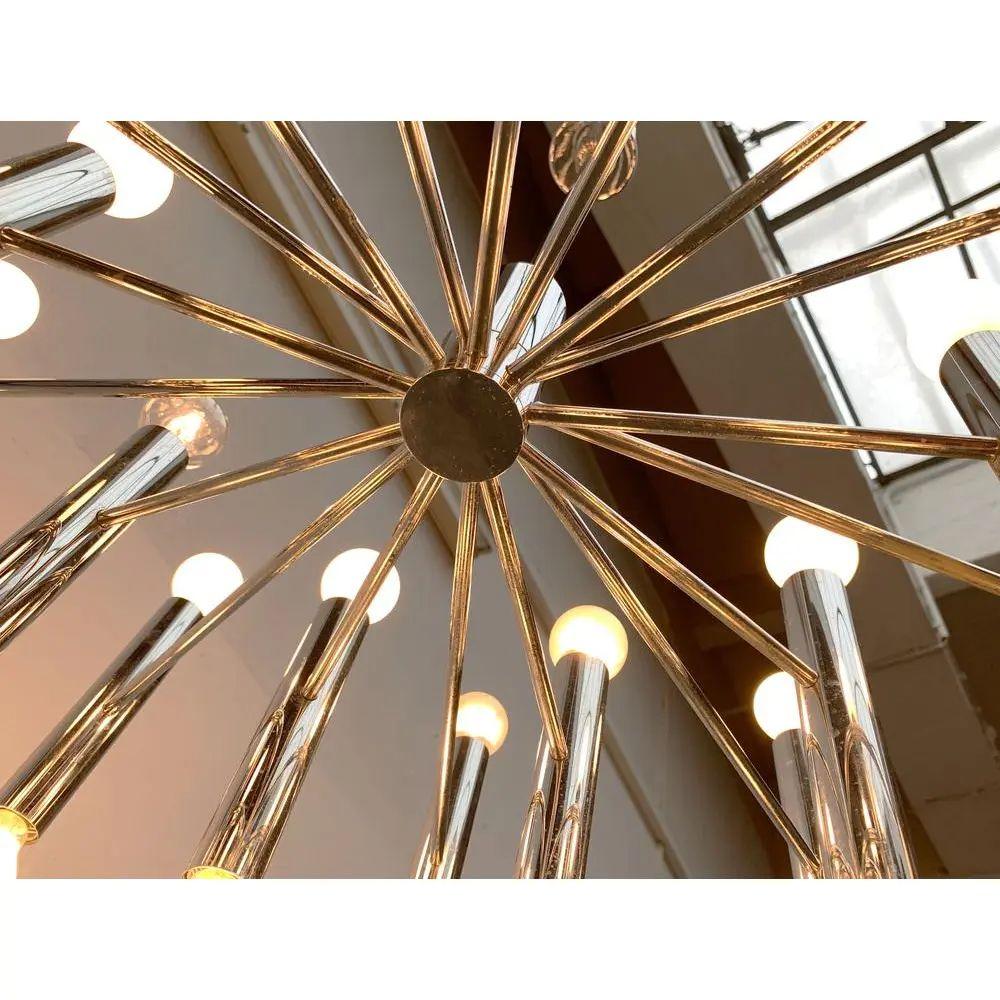 Lampadario tedesco di metà secolo in stile A Space di Doria Leuchten, anni '60 in vendita 2