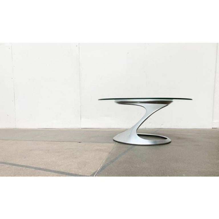 Deutscher Couchtisch aus der Mitte des Jahrhunderts des Space Age von Knut Hesterberg, 1960er Jahre (Brutalismus) im Angebot