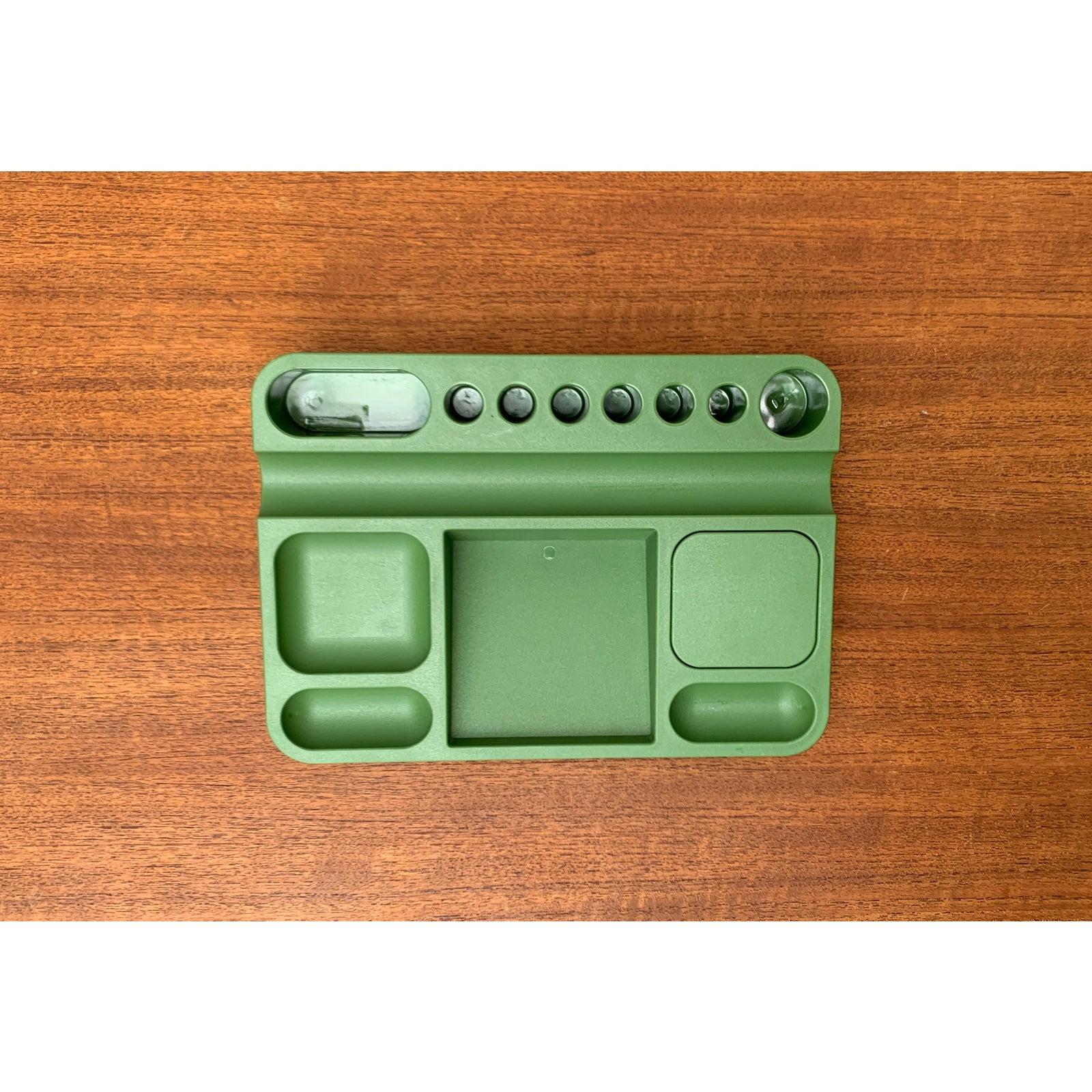 Mitte des Jahrhunderts Deutsch Space Age Schreibtisch Utensilo 1960s (Kunststoff) im Angebot