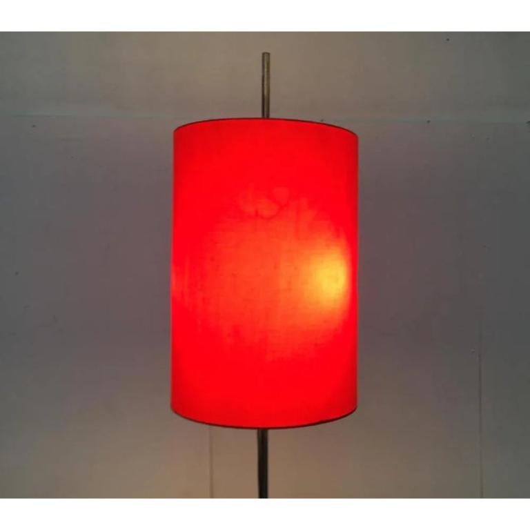 Metallo Lampada da terra tedesca di metà secolo in stile Space AGE di Staff Leuchten, anni '60 in vendita