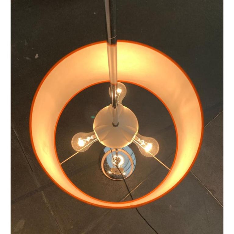 Metallo Lampada da terra tedesca di metà secolo in stile Space AGE di Staff Leuchten, anni '60 in vendita