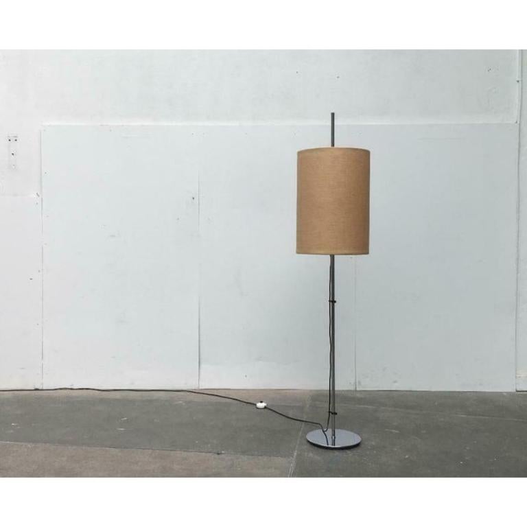 Metallo Lampada da terra tedesca di metà secolo in stile Space AGE di Staff Leuchten, anni '60 in vendita