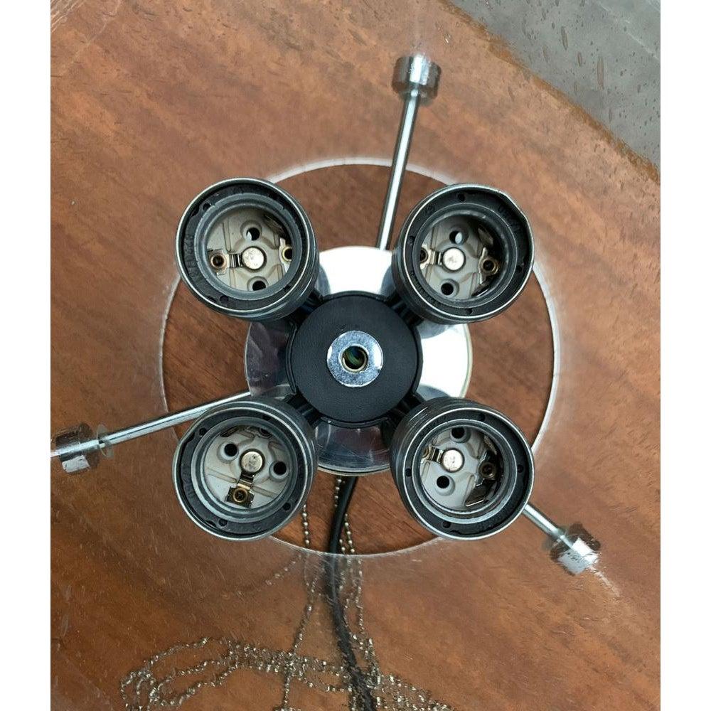 Lampada a sospensione in vetro e metallo A Space Age tedesca di metà secolo, anni '60 in vendita 2