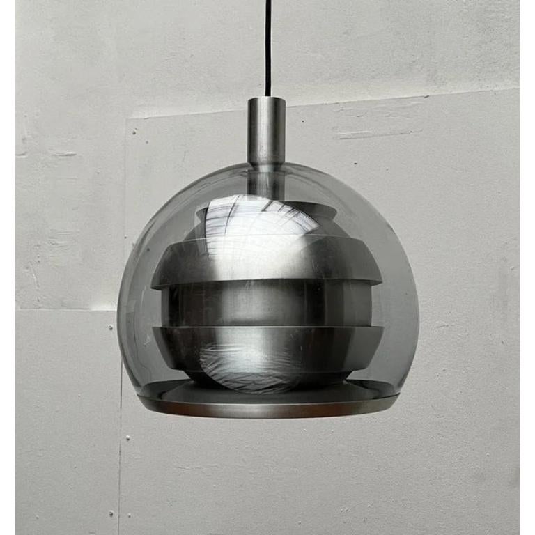 Lampada a sospensione a globo di Doria, Germania, metà secolo, 1960 in vendita 5