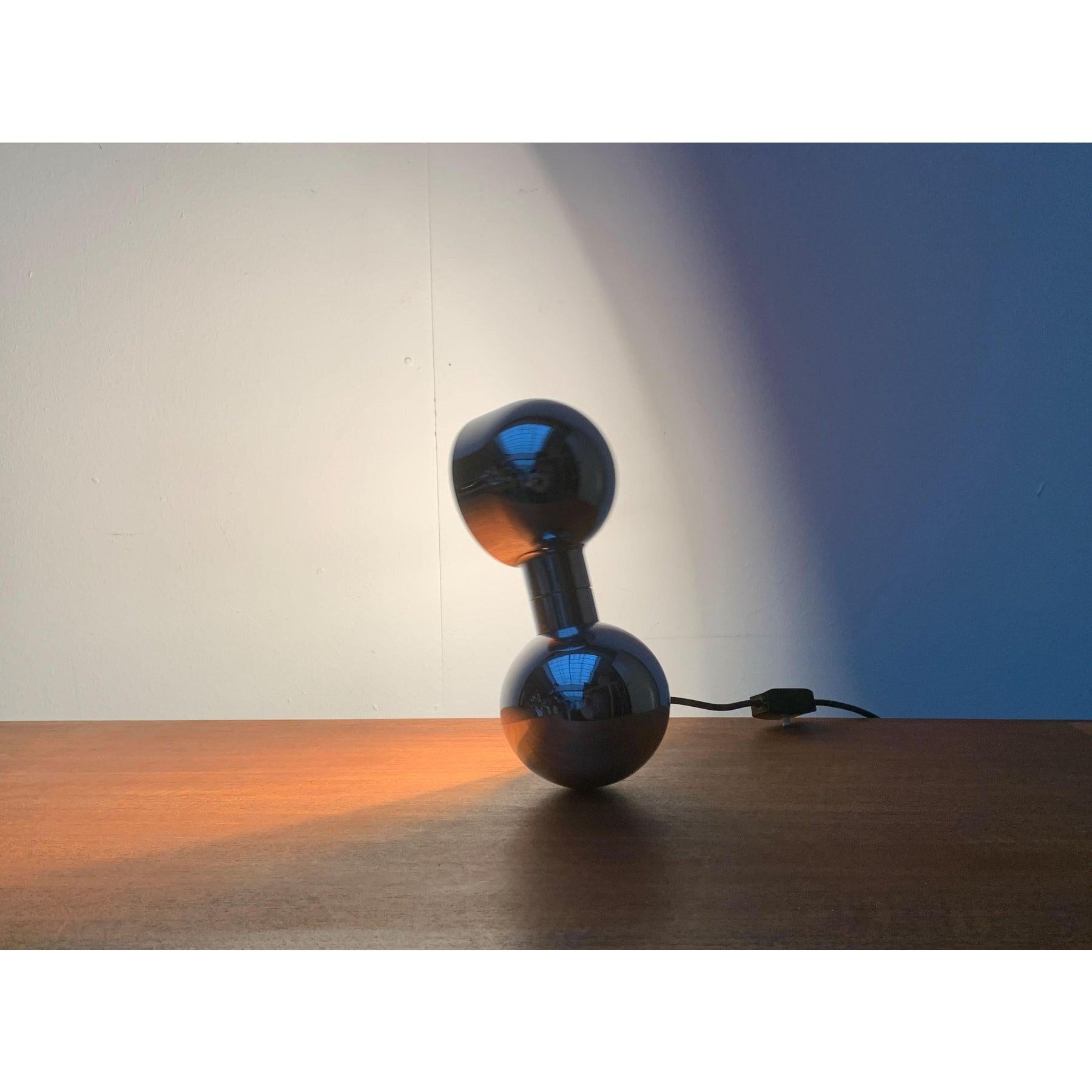 Métal Lampe de table en métal de l'ère spatiale allemande du milieu du siècle, Cosack en vente