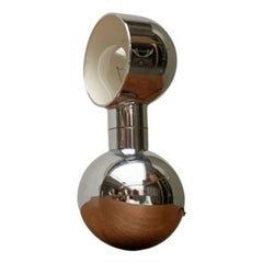 Deutsche Metall-Tischlampe aus der Mitte des Jahrhunderts aus Cosack, Space Age