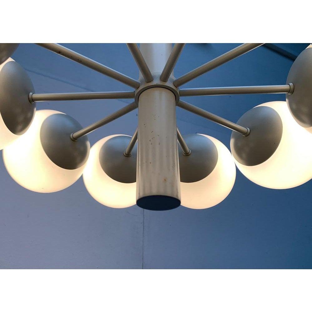 Lampadario minimalista tedesco di metà secolo di Kaiser Leuchten, 1960 in vendita 5