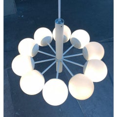 Minimalistischer deutscher Mid-Century-Kronleuchter aus Kaiser Leuchten, Space Age, 1960er Jahre