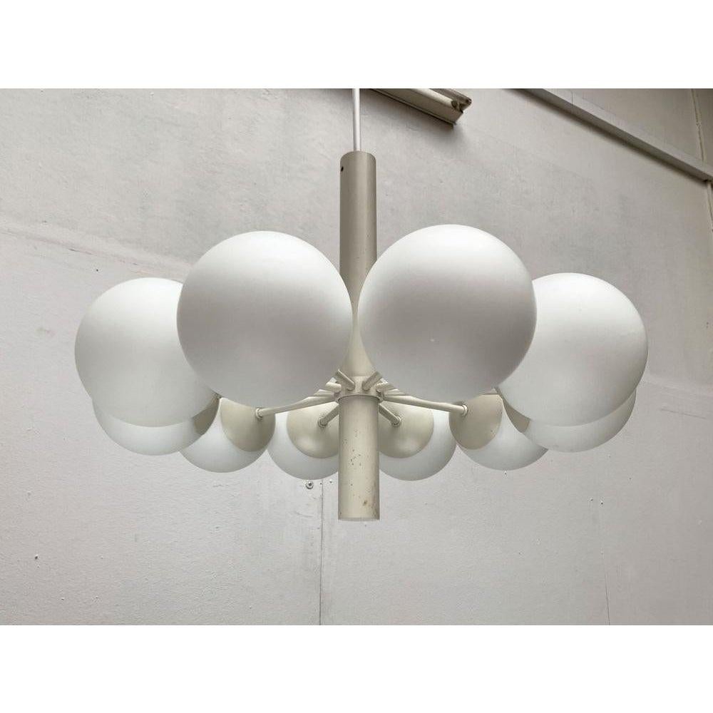 Mid-Century moderno Lampadario minimalista tedesco di metà secolo di Kaiser Leuchten, 1960 in vendita
