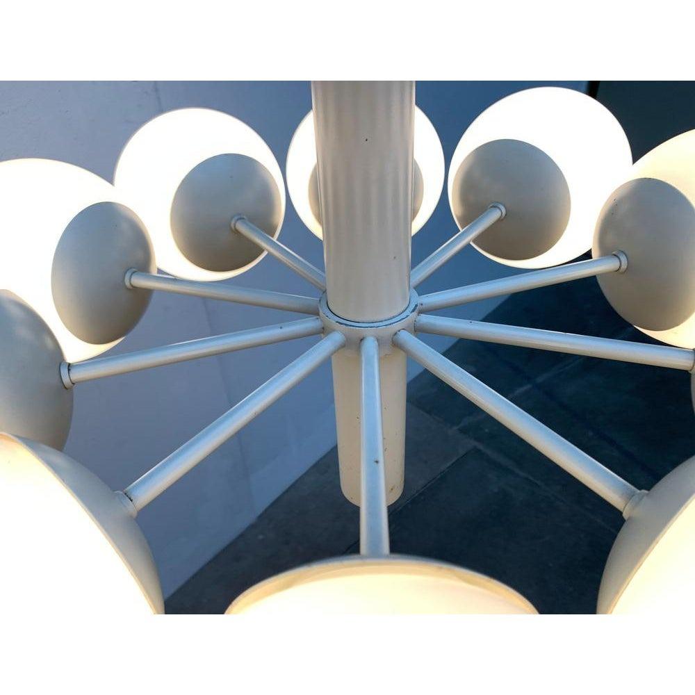 Lampadario minimalista tedesco di metà secolo di Kaiser Leuchten, 1960 In condizioni ottime in vendita a Hamburg, DE