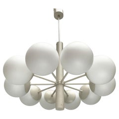 Minimalistischer deutscher Mid-Century-Kronleuchter aus Kaiser Leuchten, Space Age, 1960er Jahre