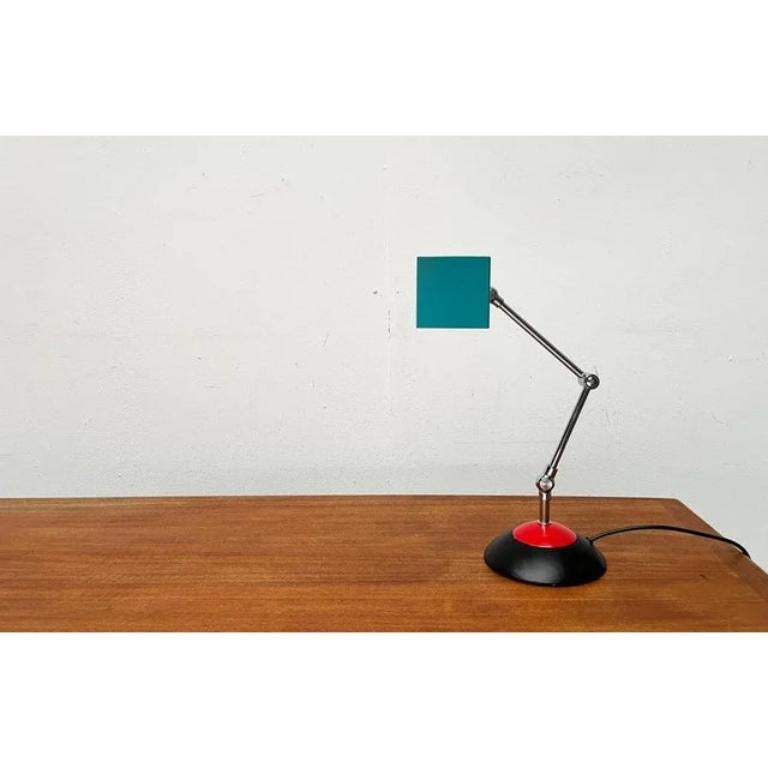 Minimalistische deutsche Mid-Century-Tischlampe aus Hoffmeister, Space Age, 1960er Jahre (Moderne der Mitte des Jahrhunderts) im Angebot
