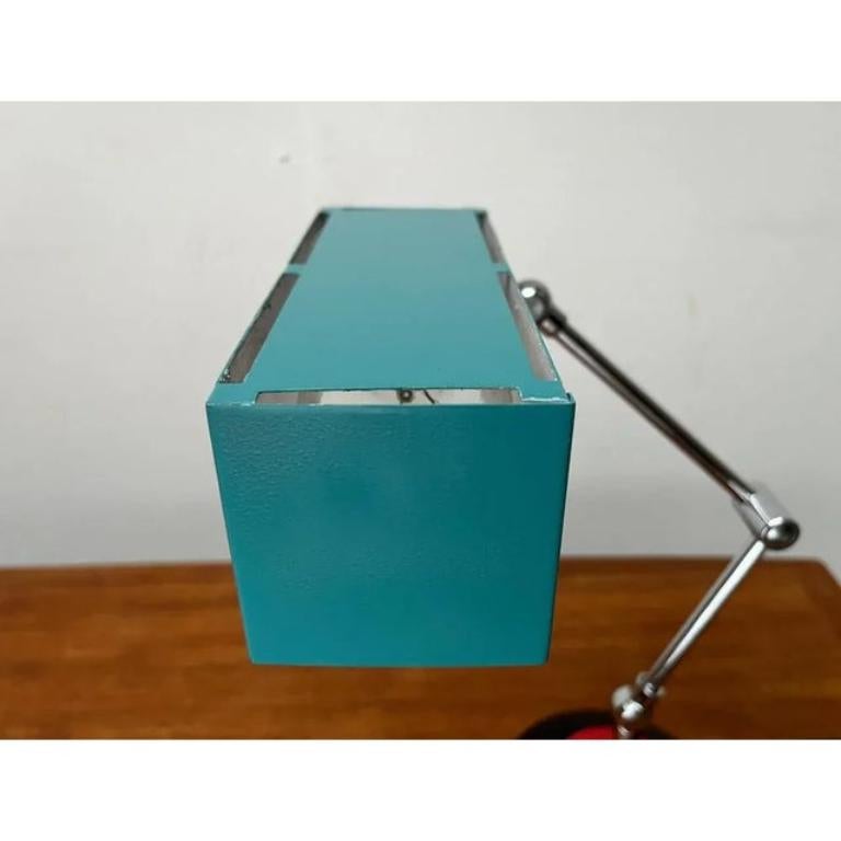 Minimalistische deutsche Mid-Century-Tischlampe aus Hoffmeister, Space Age, 1960er Jahre im Zustand „Gut“ im Angebot in Hamburg, DE