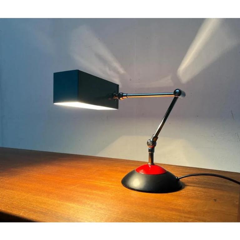 Minimalistische deutsche Mid-Century-Tischlampe aus Hoffmeister, Space Age, 1960er Jahre (20. Jahrhundert) im Angebot