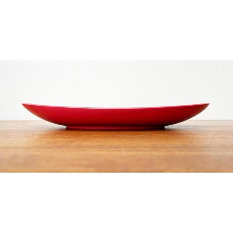 Mid-Century German Space Age Pink Plastic Bowl Plate from Revolit, 1960s For Sale 4