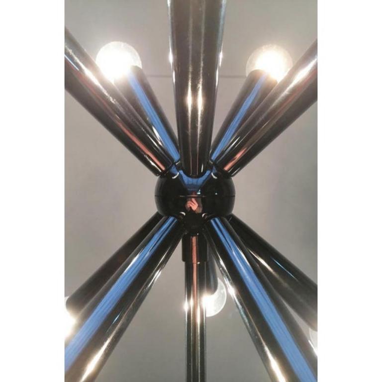 Mid-Century moderno Lampada da terra a stella dell'era spaziale tedesca di metà secolo, anni '60 in vendita
