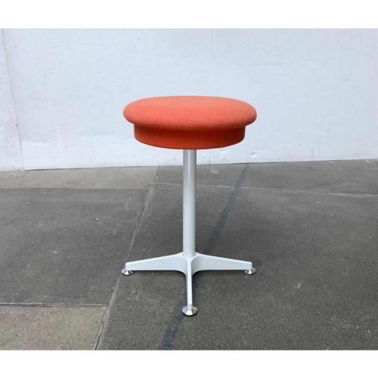 Métal Tabouret pivotant allemand de l'ère spatiale du milieu du siècle dernier de Bremshey, Solingen, années 1960 en vente