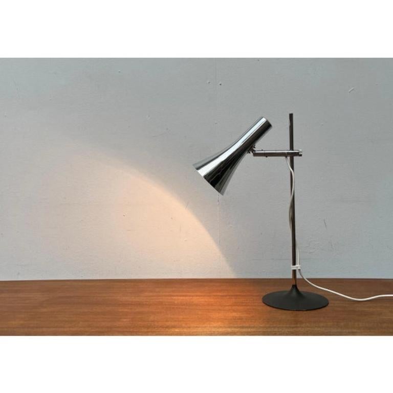 Lampe de table allemande de l'ère spatiale du milieu du siècle dernier de Hillebrand Leuchten, années 1960 en vente 3