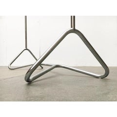 Mid-Century German Space Age Tubular Metal Coat Rack, 1960s