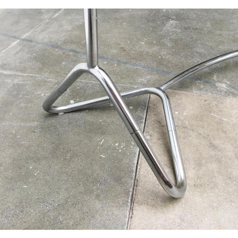 Allemand Porte-manteau en métal tubulaire de l'ère Space, Allemagne du milieu du siècle, années 1960 en vente