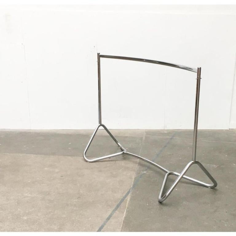 Métal Porte-manteau en métal tubulaire de l'ère Space, Allemagne du milieu du siècle, années 1960 en vente
