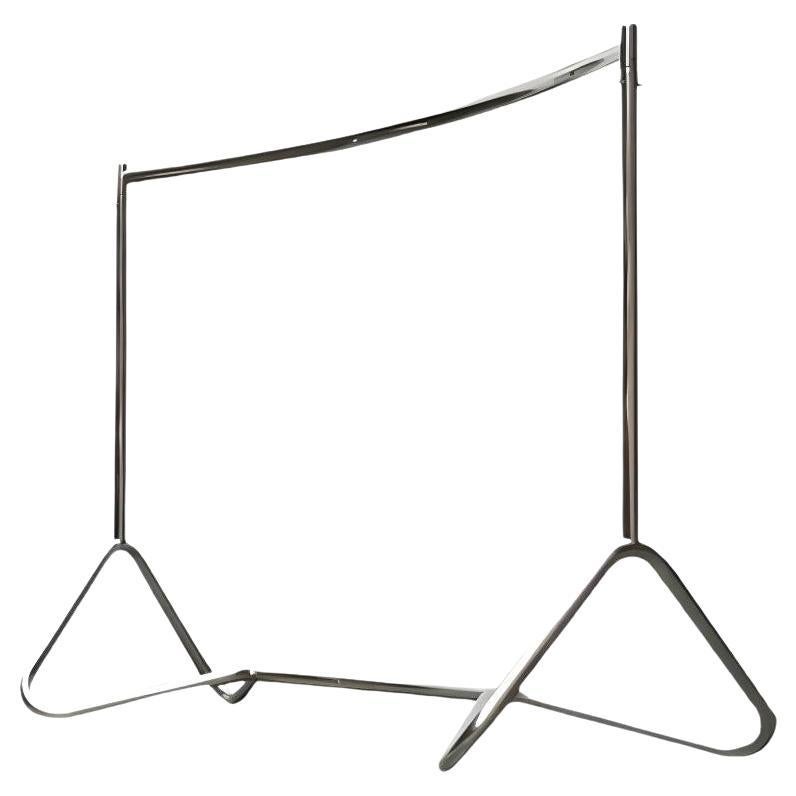 Porte-manteau en métal tubulaire de l'ère Space, Allemagne du milieu du siècle, années 1960