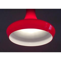 Mid-Century German Space Age Tulip Glass Pedant Lamp, 1960s