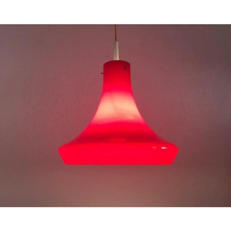 Lampe à pied tulipe en verre de l'ère Space, Allemagne du milieu du siècle, années 1960 Excellent état - En vente à Hamburg, DE