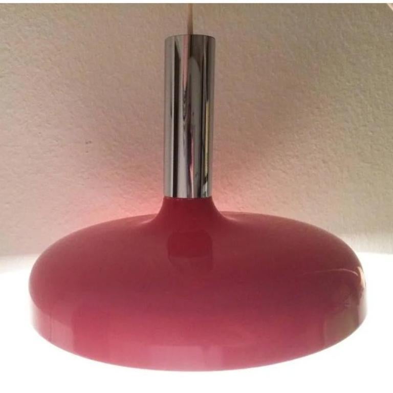 Metallo Lampada a sospensione a tulipano di Sölken, Germania di metà secolo, anni '60 in vendita