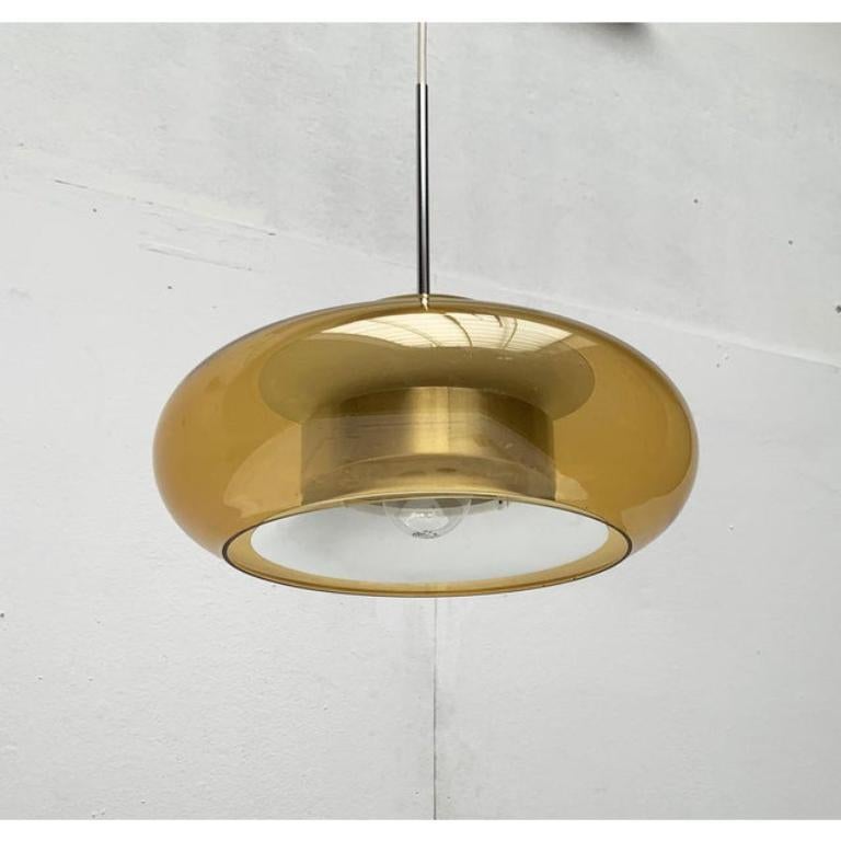 Lampada a sospensione a forma di Ufo della Germania di metà secolo di Doria, anni '60 in vendita 5