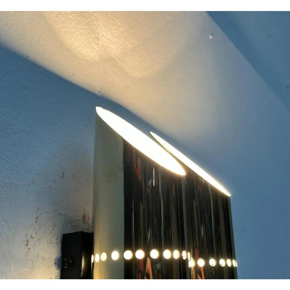 Mid-Century German Space Age Wall Lamp in Brass, 1960s For Sale 1