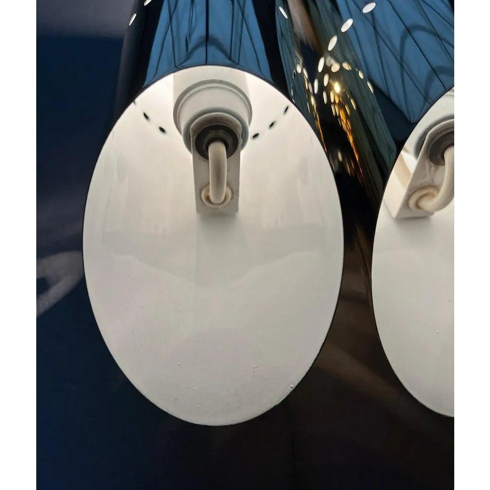 Mid-Century German Space Age Wall Lamp in Brass, 1960s For Sale 3