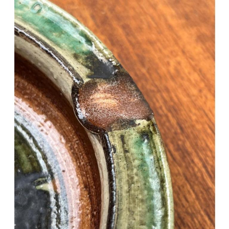 Deutscher Aschenbecher aus Studio Pottery, 1960er Jahre im Angebot 2