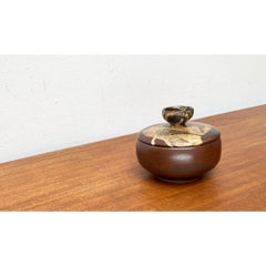 Mid-Century German Studio Pottery Bowl and Cover from Till Sudeck, 1960s