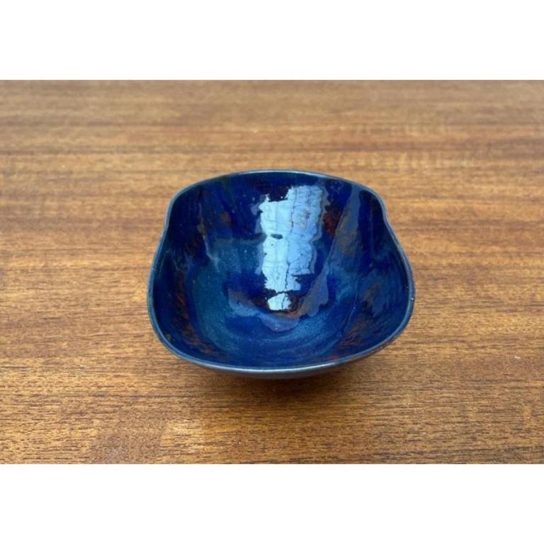 Mid-Century German Studio Pottery Bowl by Rainer Doss, 1960s For Sale 5