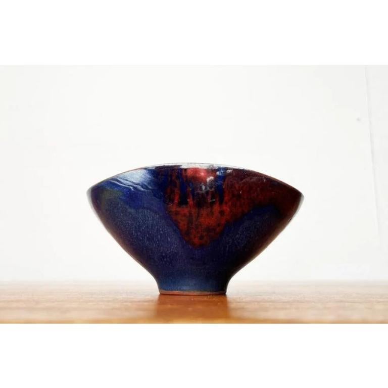 Mid-Century Modern Mid-Century German Studio Pottery Bowl by Rainer Doss, 1960s For Sale